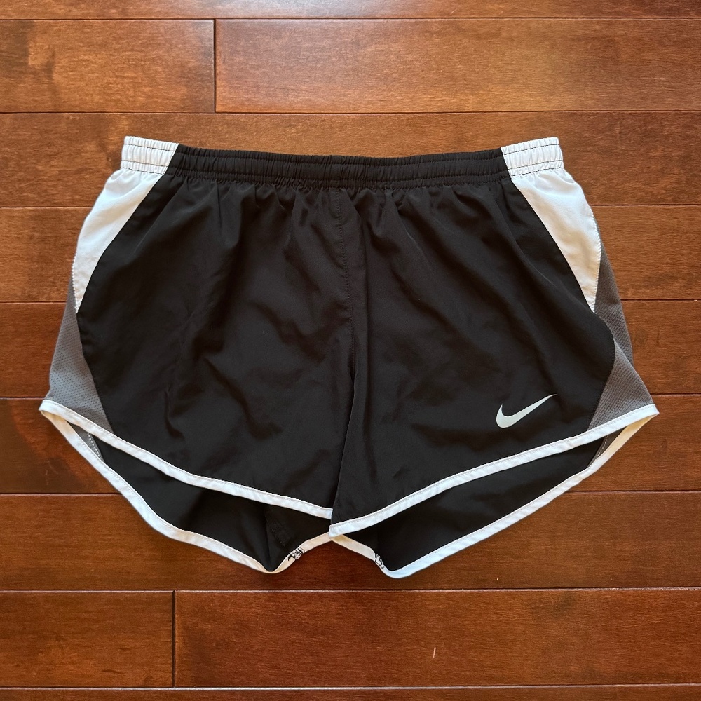 Nike Women's Dri-Fit Black & White Shorts